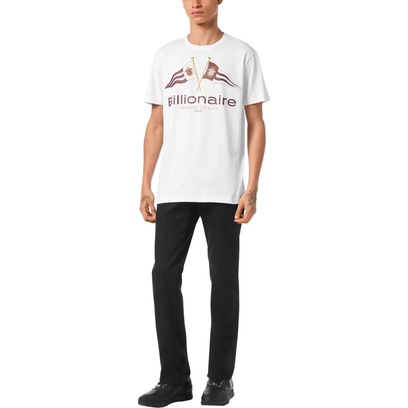 BILLIONAIRE T-Shirt T-Shirt Rundhalsausschnitt Ss weiss(Image 3)
