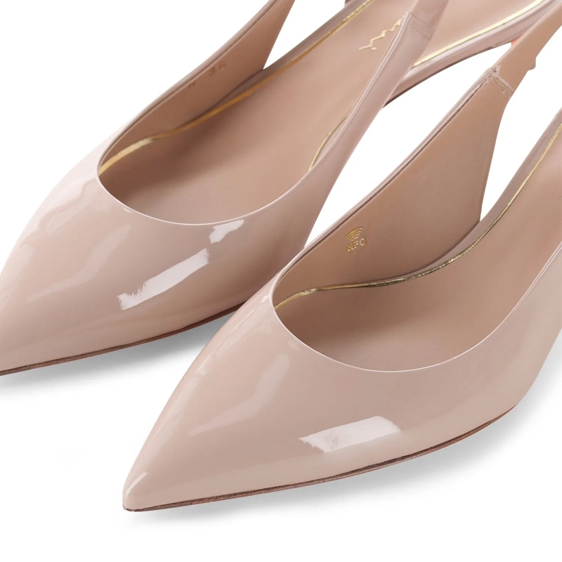 Santoni Schnürschuhe Pumps aus Leder pink(Image 3)