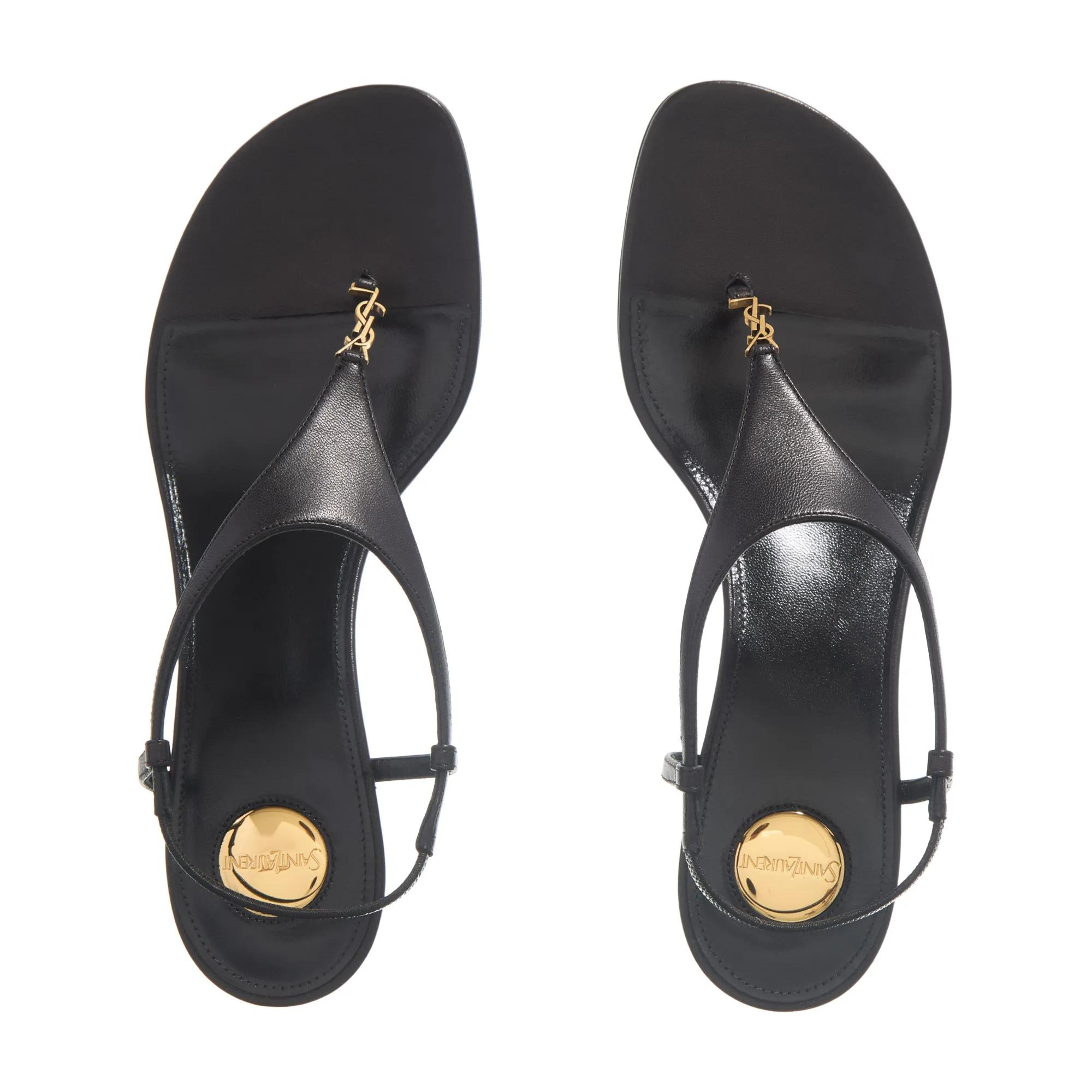 Thumbnail - Saint Laurent Sandalen - Cassandra Wedges - Gr. 36 (EU) - in Schwarz - für Damen
