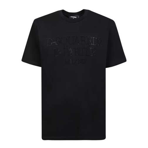 Dsquared2 D-Parté Black T-Shirt Black Magliette