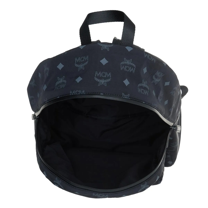 MCM Rucksack Stark Fabric Backpack Med Bk Black(Image 5)