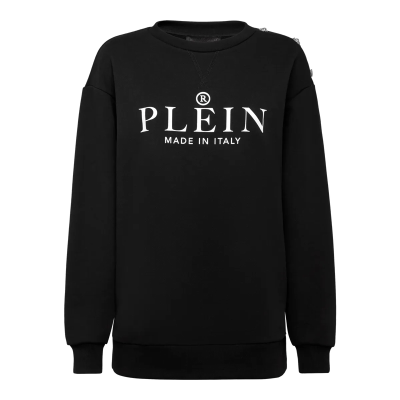 Philipp Plein Top Sweatshirt Iconic Plein schwarz