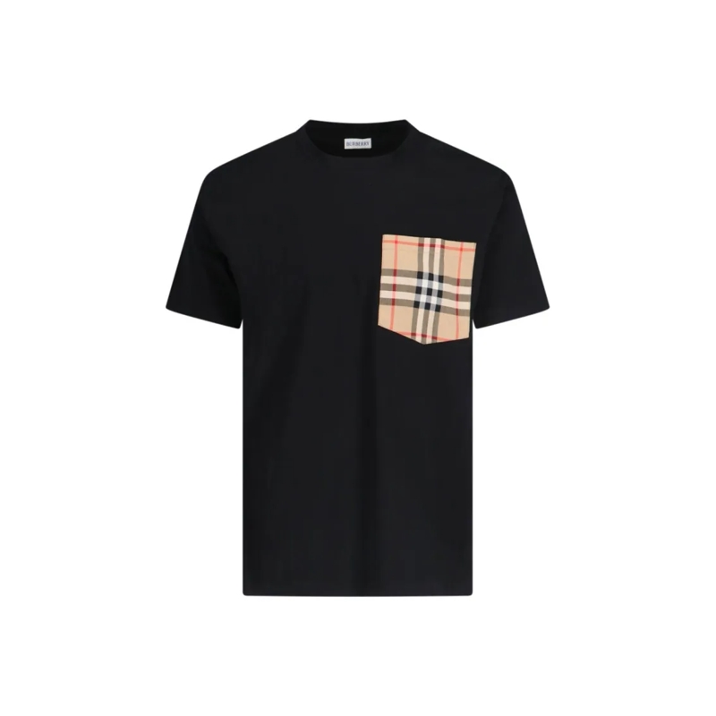 Burberry T-shirt 'Check' T-Shirt – Black Black