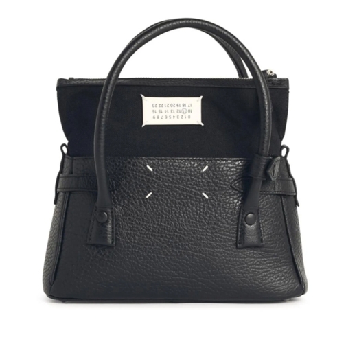 Maison Margiela Schultertasche 'East West' Black Leather Bag Black