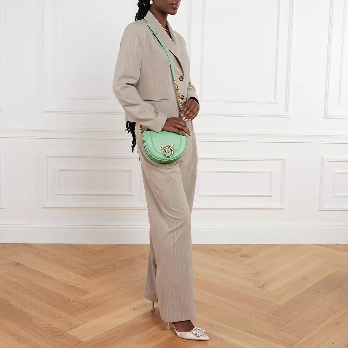 pinko Crossbody bags Love Round Click Mini in groen