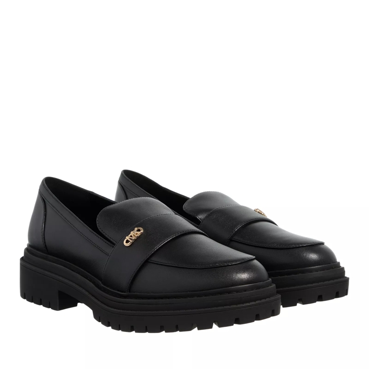 Michael kors hot sale leather loafers