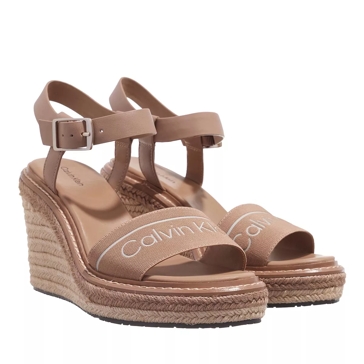 Calvin Klein Wedge 70Hh Safari Canvas Sandal