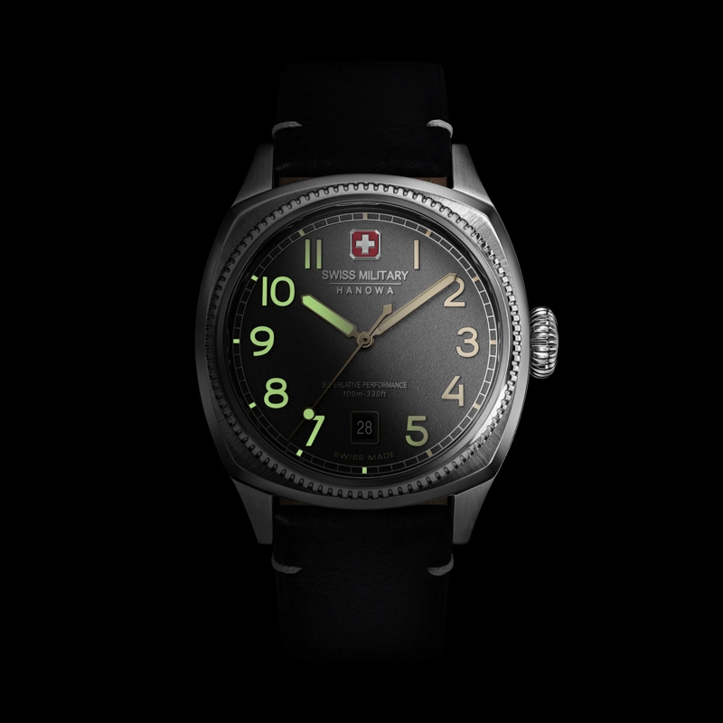 Swiss Military Hanowa Quarzuhr Quarzuhr Condor- Anzeige: 3 Zeiger- Qualität: H grau(Image 5)
