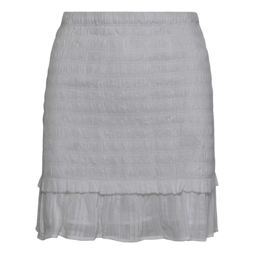 Etoile Isabel Marant Dorela' White Cotton Miniskirt White 