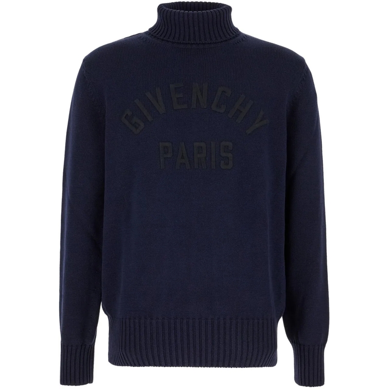Givenchy  Navy blue cotton sweater blau