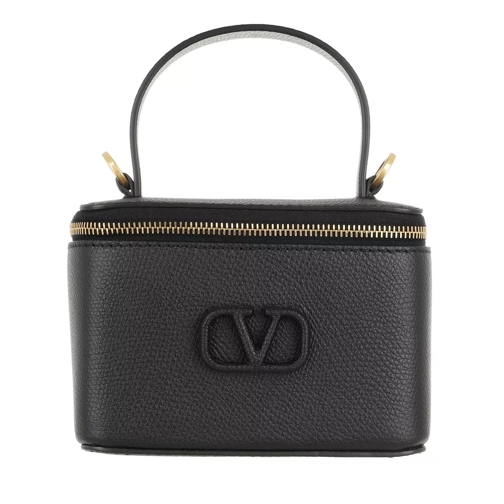 Valentino Garavani VSling Pochette Leather Black Micro sac