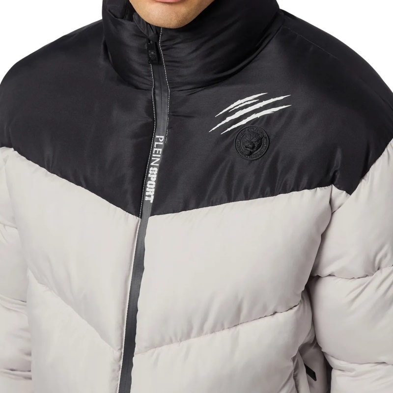 Plein Sport Lederjacke Jacke beige(Image 5)