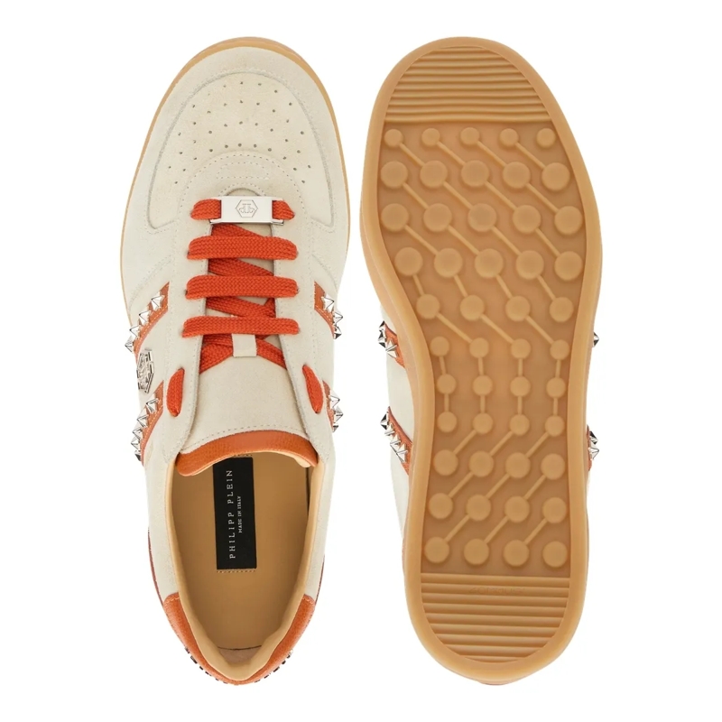 Philipp Plein Low-Top-Sneaker Elegante Einzigartigkeit für Ihre Freizeit mit die beige(Image 4)
