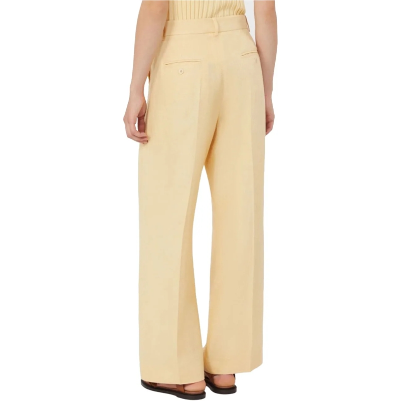 Max Mara Hose Max Mara Weekend Wkdmalizia Pantalons Lichtgeel 26 gelb(Image 3)