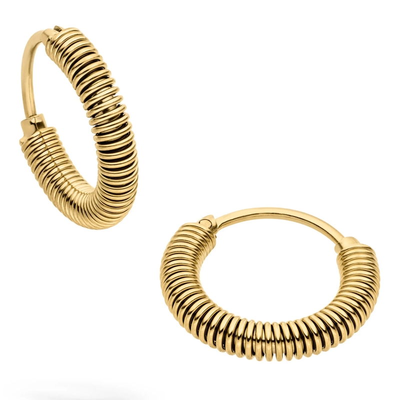 Liebeskind Berlin Ohrstecker Edelstahl Twist gold(Image 5)