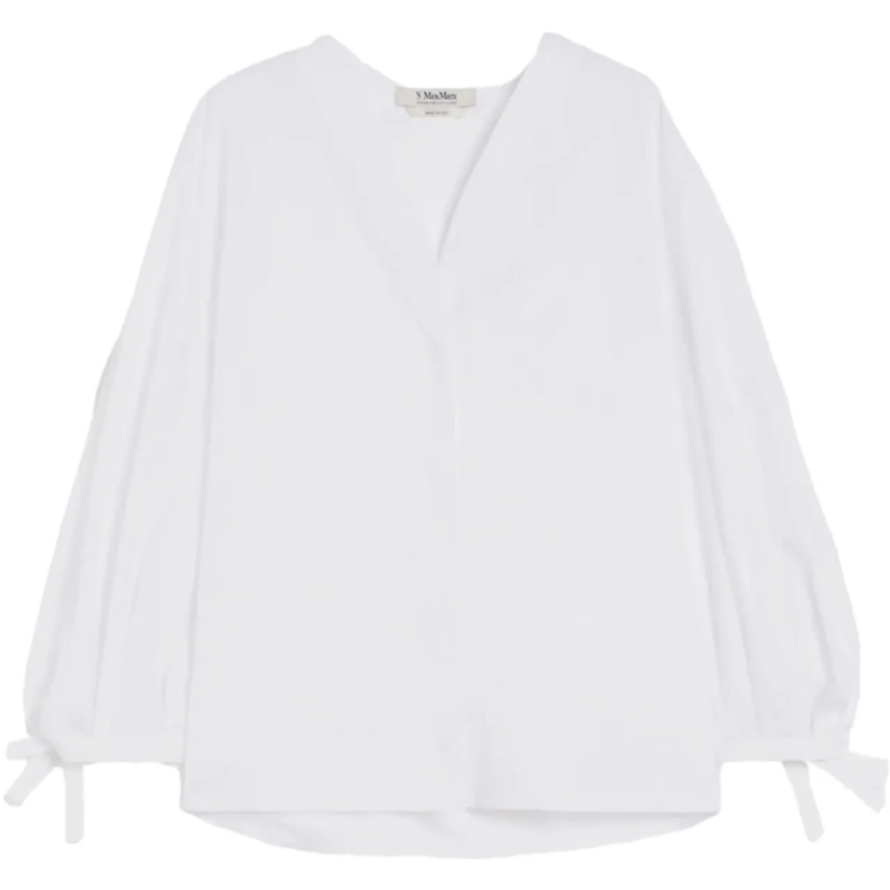 Max Mara Bluse Shirts White weiß
