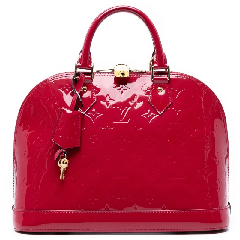 Louis Vuitton Tote Monogram Vernis Alma PM rot