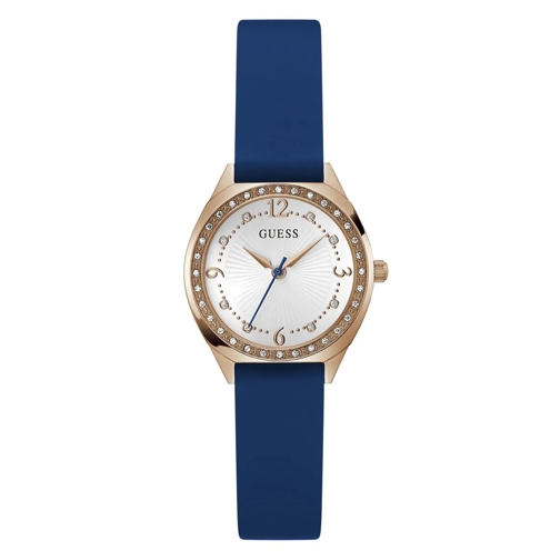 Guess Quarz-Uhr Quarz-Analoguhr Charlotte blau