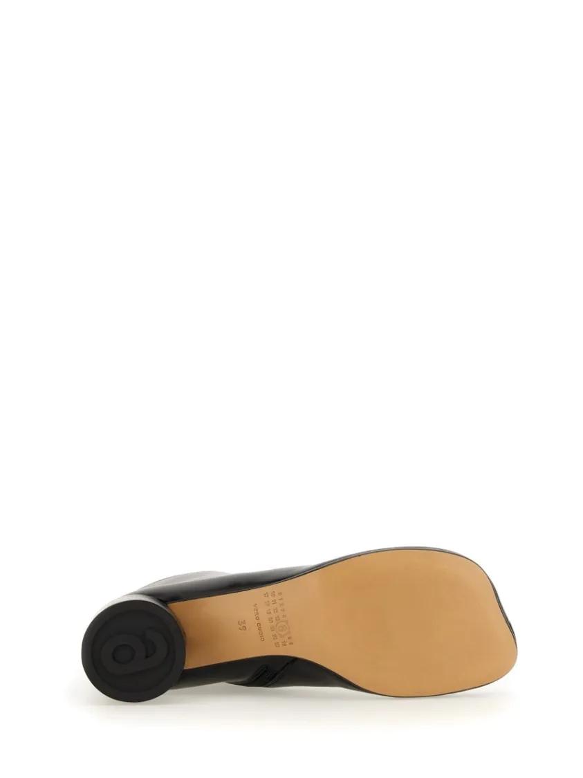 Thumbnail - MM6 Maison Margiela Stiefel - Leather Ankle Boots - Gr. 39 (EU) - in Schwarz - für Damen
