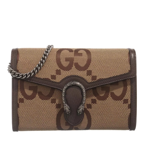 Gucci Dionysus Super Mini Bag Camel Wallet On A Chain