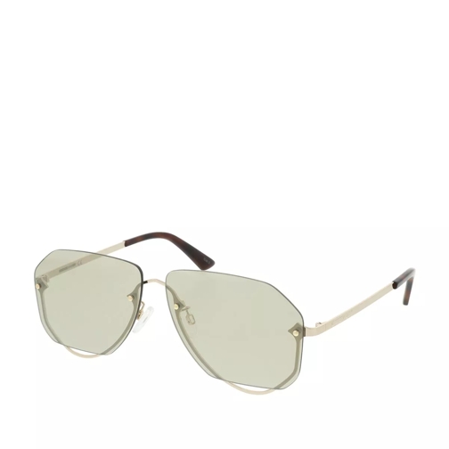 McQ MQ0257S-003 63 Sunglasses Gold-Gold-Gold Sonnenbrille