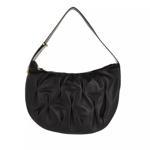 Coccinelle Handbag Smooth Calf Leather Soft  Noir Hoboväska