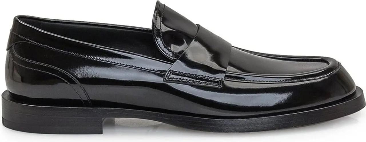 Dolce&Gabbana Loafer - Dolce & Gabbana Leather Loafers - Gr. 39 (EU) - in Schwarz - für Herren