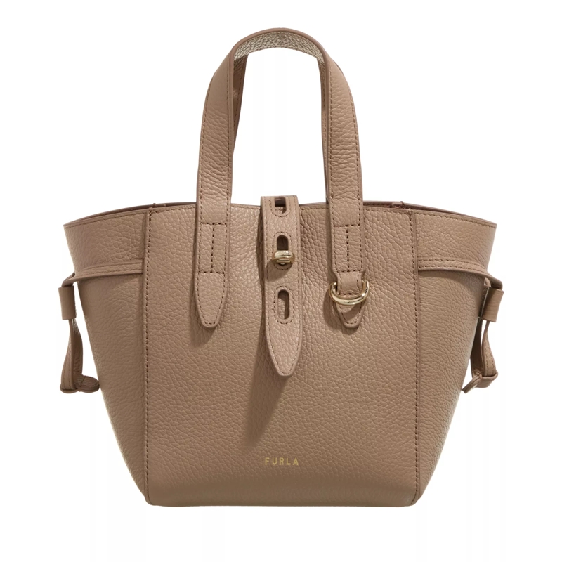Furla Tote Furla Net Mini Tote Greige