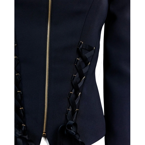 Elisabetta Franchi Veste de transition Jackets Black schwarz (Image 3)