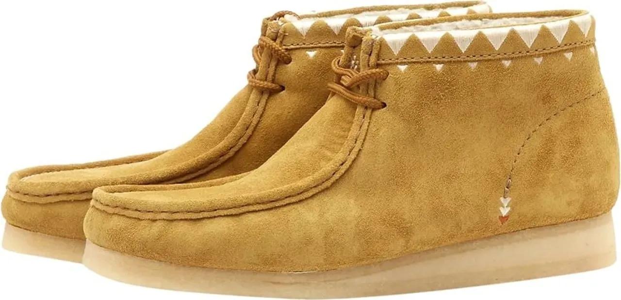 Thumbnail - Clarks Low-Top Sneaker - Wallabee Oakmoss Warmlined Boots - Gr. 43 (EU) - in Braun - für Damen