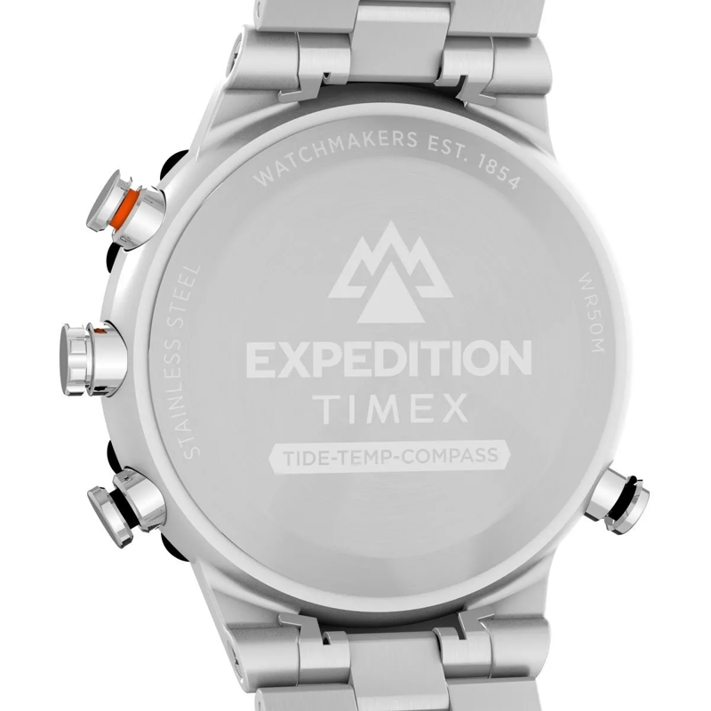 Timex Chronograph Quarz-Analoguhr Expedition Tide-Temp-Compass silber(Image 7)