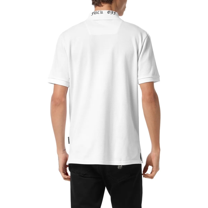 Philipp Plein Top Polohemd Skull weiss(Image 2)