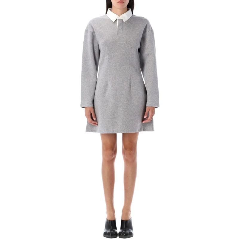 J.W.Anderson Minikleid Polo Mini Dress Grey