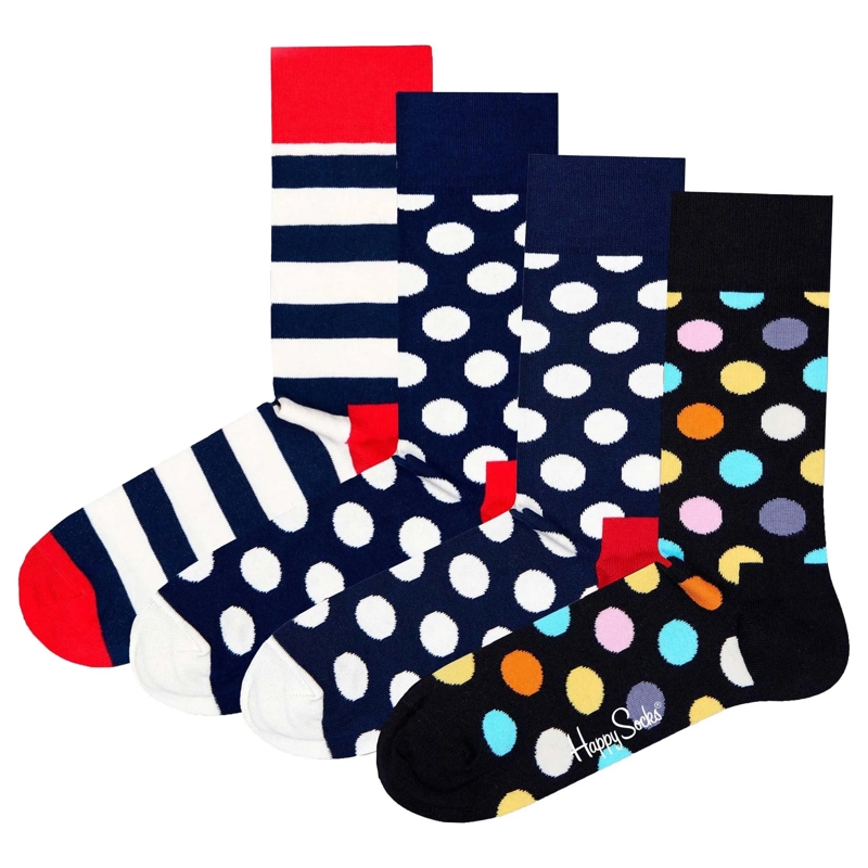 Happy Socks  Classic Crew 2-Pack 4er Pack bunt