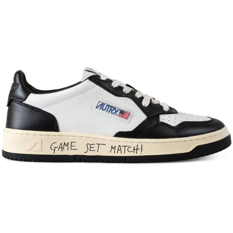 Autry International Lage-top sneaker baskets medalist 2 schwarz