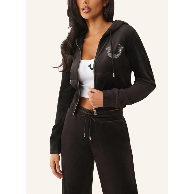 True Religion  Zip-Hoodie schwarz(Image 7)