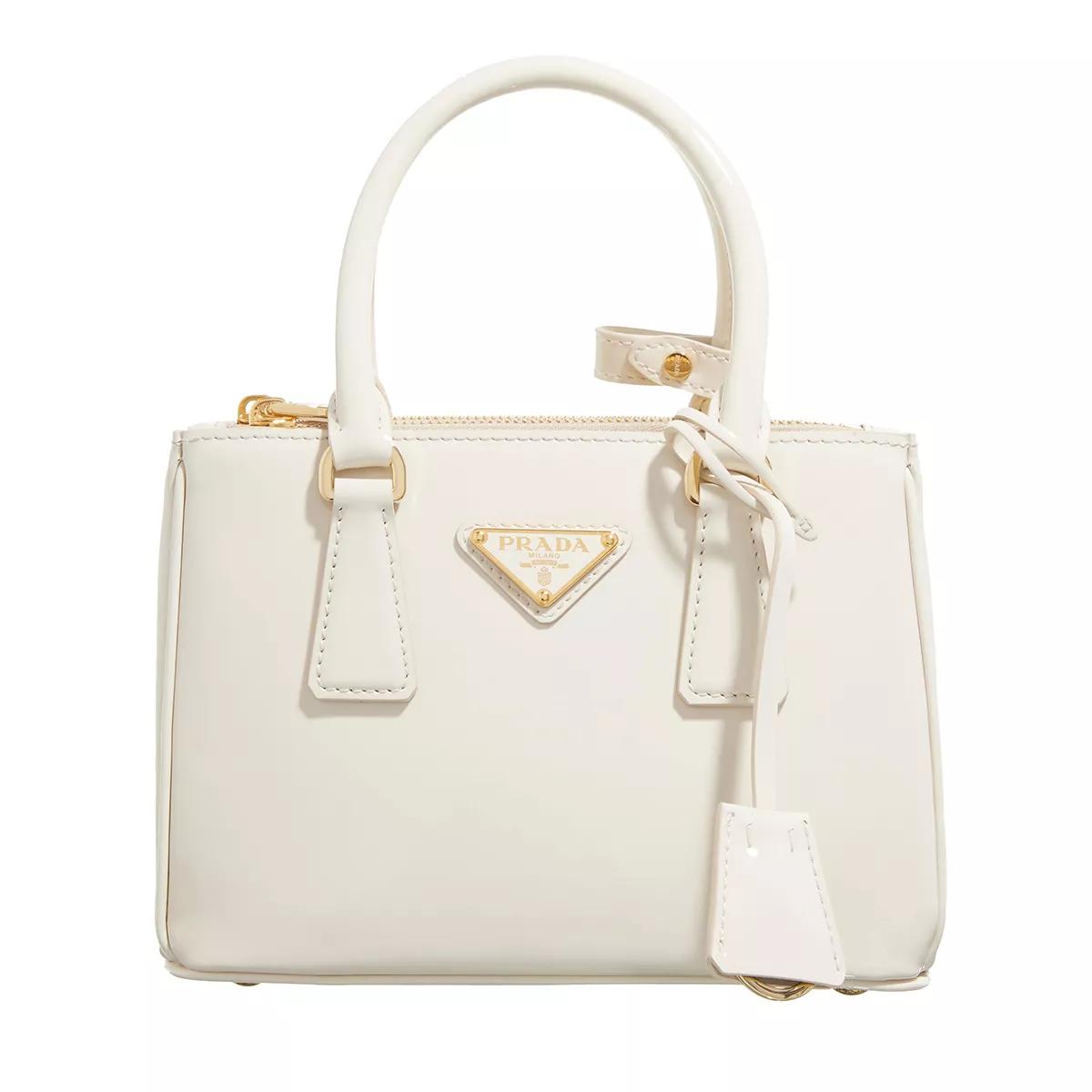 Prada Tote - Pelle Vernice - Gr. unisize - in Creme - für Damen