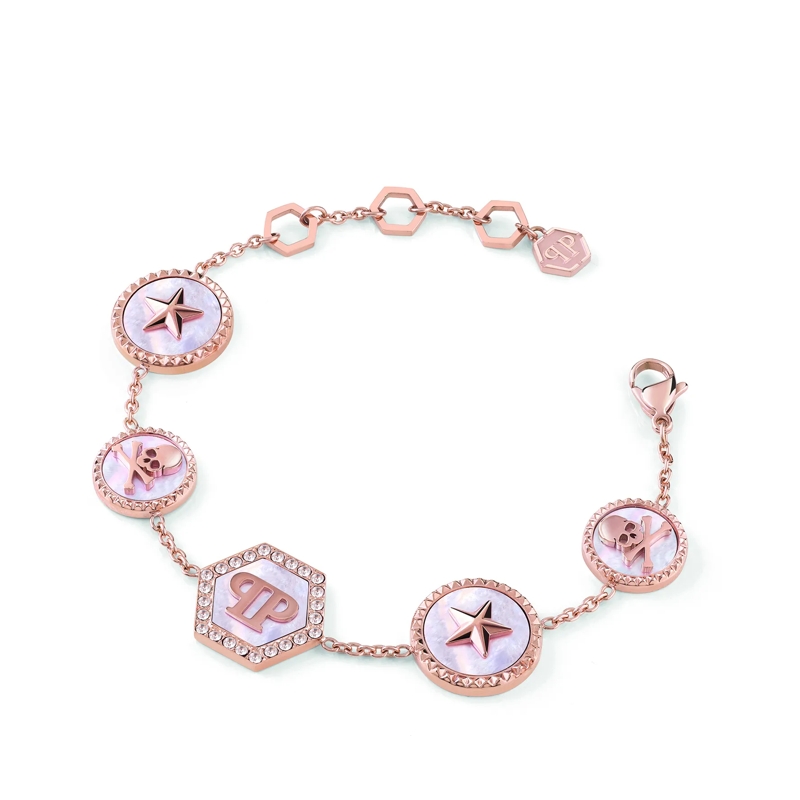 Philipp Plein Armband Armband Plein Mini Logo rosa