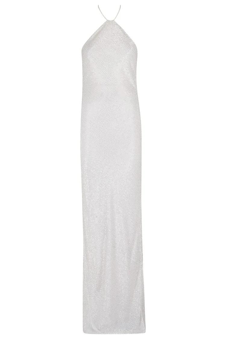 Thumbnail - Amen - Beads Dress - Größe 42 - weiß