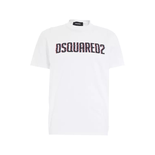 Dsquared2 White T-Shirt Logo Print White Magliette