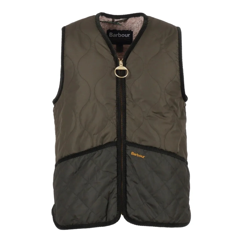 Barbour  Klara Liner Two-Tone Quilted Gilet Green