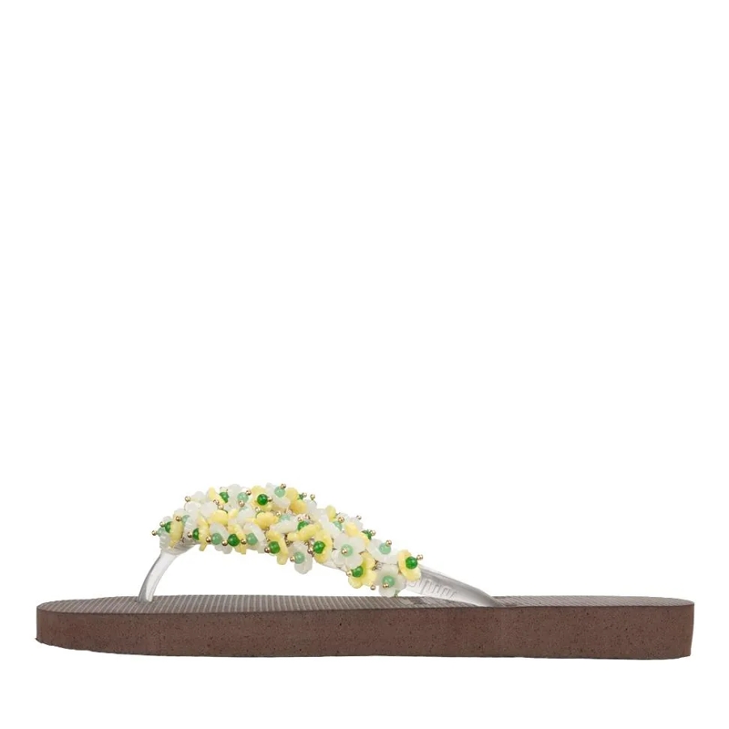 UZURII Flip Flops flip flop Tulum Bloom Yellow mocca
