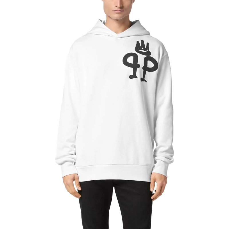 Philipp Plein Sweatshirt Hoodie King Plein weiss(Image 2)