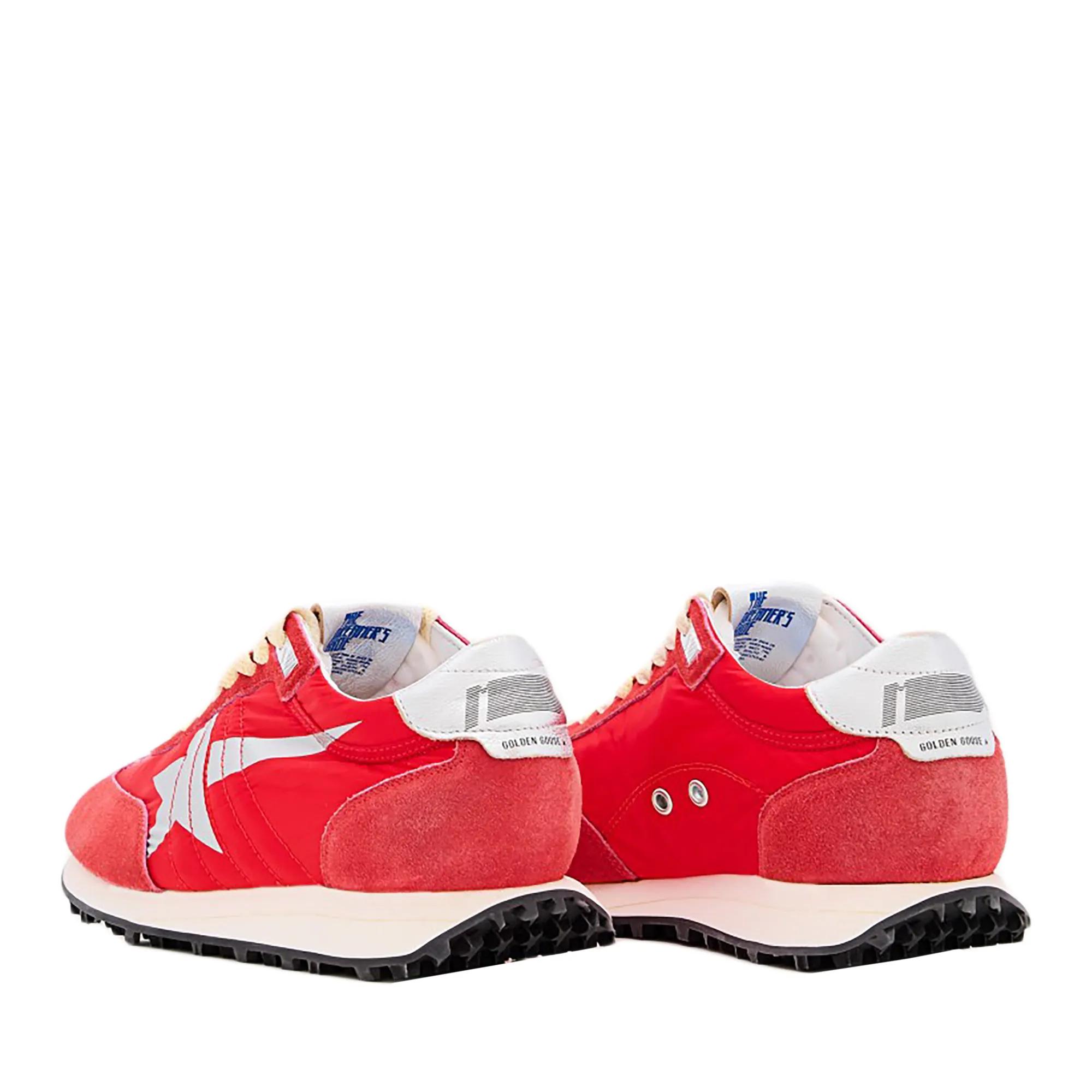 Golden Goose Low-Top Sneakers Lace-Up Sneakers With Rubber Sole in rood