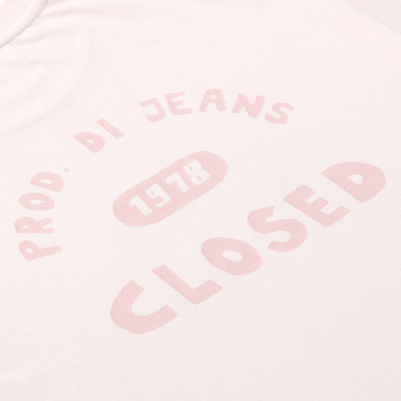 Closed Pull Relaxed T-Shirt pink(Image 3)