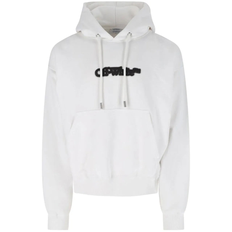 Off-White Legeres Oberteil Off-White Hooded Sweatshirt weiß