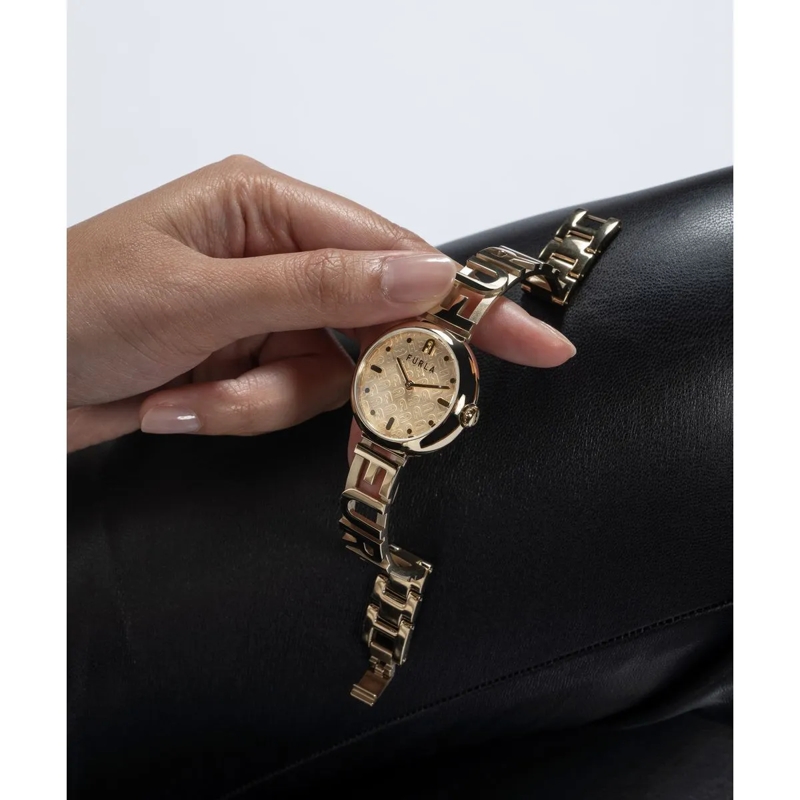 Furla Quarzuhr Quarz Analog Uhr Furla 3D Bangle gold(Image 6)