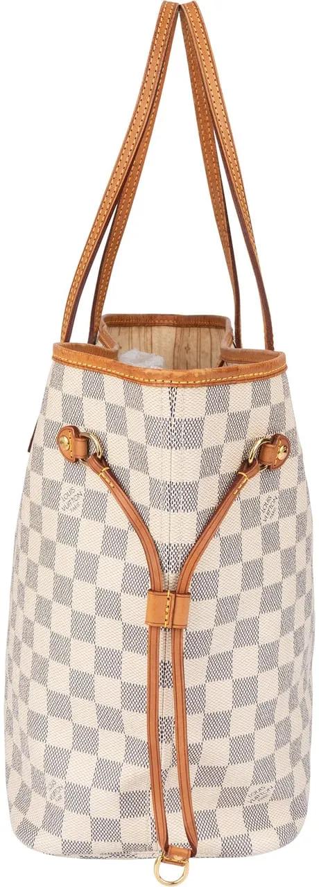 Thumbnail - Louis Vuitton Crossbody Bags - Louis Vuitton Damier Azur Monogram Neverfull MM Sh - Gr. unisize - in Weiß - für Damen