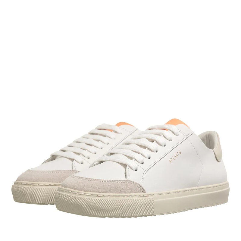 Axel Arigato Low-Top-Sneaker Clean 90 Triple Sneaker White/Orange(Image 4)