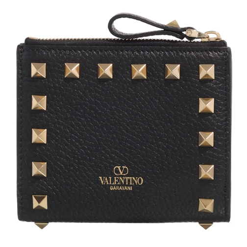 Valentino Garavani Bi-Fold Portemonnaie Flap French Wallet Nero